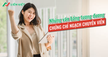 những văn bằng chứng chỉ tương đương chứng chỉ quản lý nhà nước ngạch chuyên viên