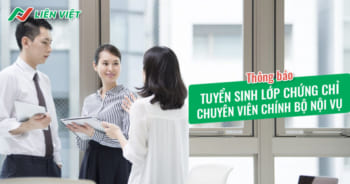 Tuyển sinh khóa chứng chỉ chuyên viên chính của Bộ Nội Vụ 2025