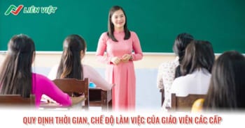 Thông tư quy định chế độ làm việc của giáo viên mầm non mới nhất 2025