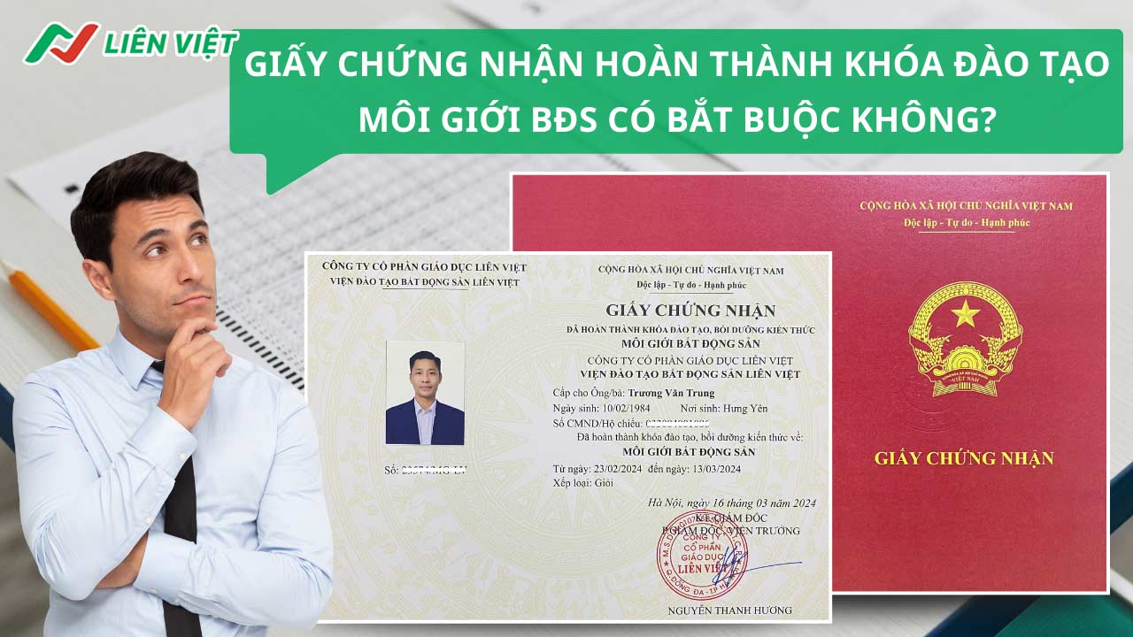 chứng chỉ môi giới bất động sản