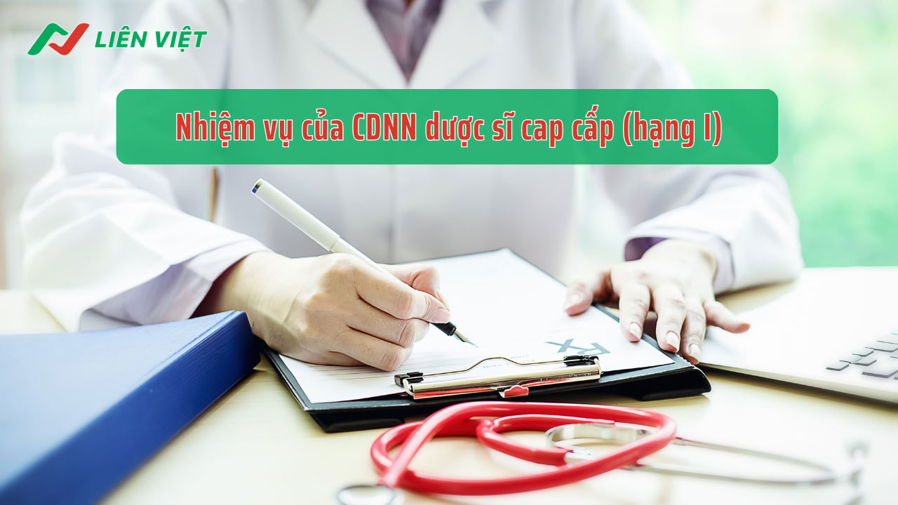 Dược sĩ chính có nhiệm vụ chủ trì chỉ đạo các chương trình, công tác về y dược