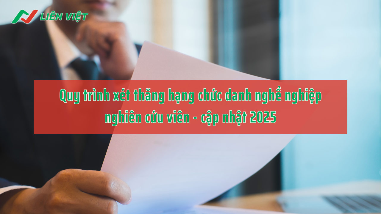 Quy trình xét thăng hạng nghiên cứu viên cần tuân thủ các bước đúng quy định