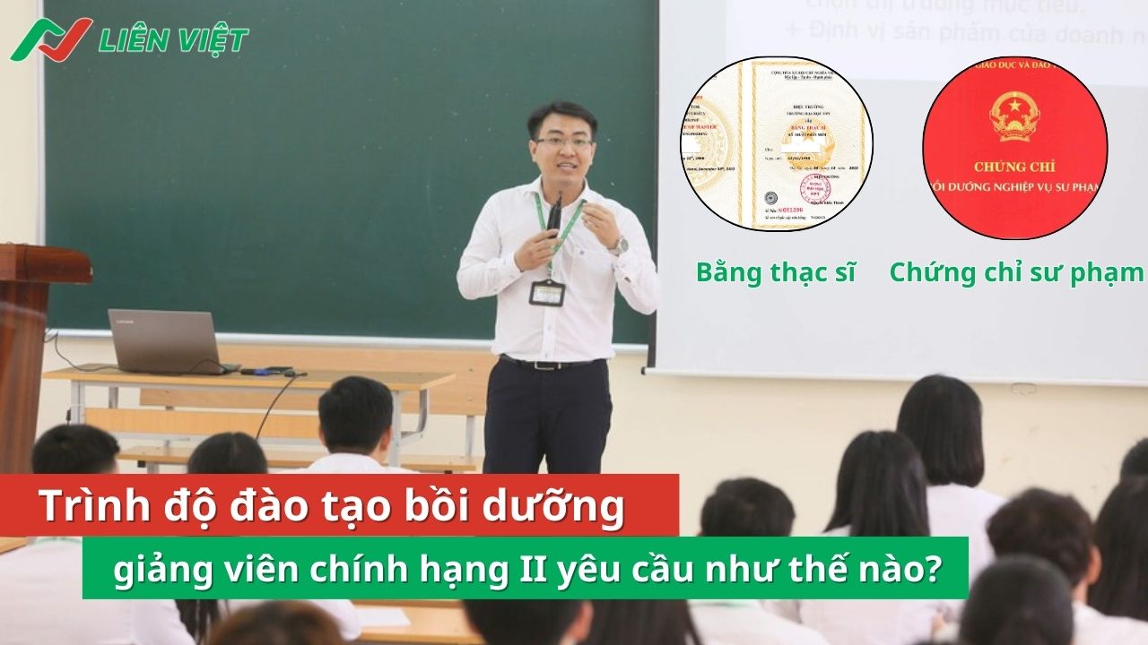 tiêu chuẩn giảng viên đại học hạng ii