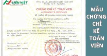 Mẫu chứng chỉ kế toán viên 2023