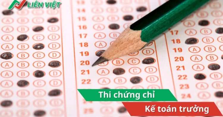 Thi chứng chỉ kế toán trưởng