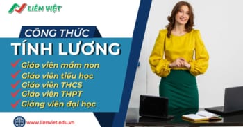 Công thức tính lương giáo viên chi tiết