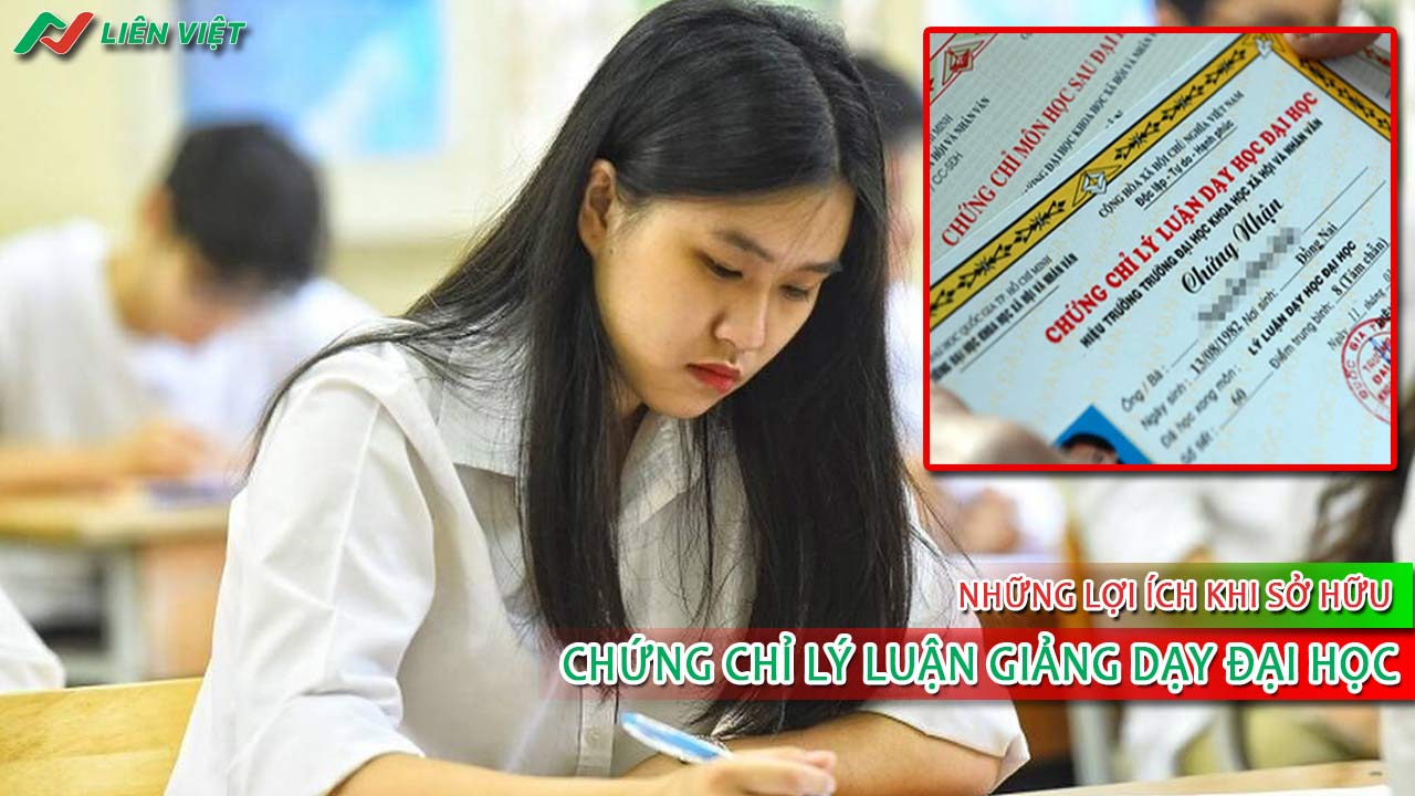 chứng chỉ lý luận giảng dạy đại học