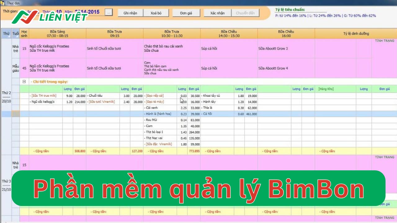 BimBon - Phần mềm quản lý giáo dục mầm non