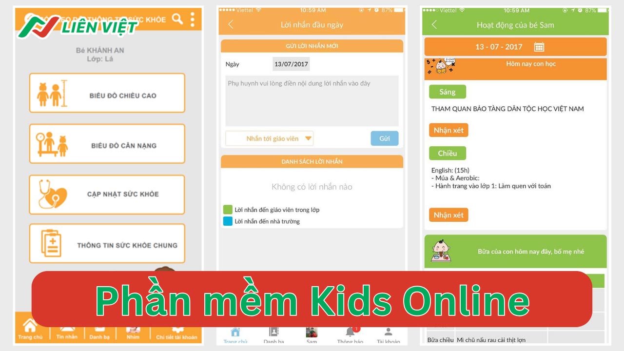 Kids Online - Hệ thống quản lý trường mầm non trực tuyến