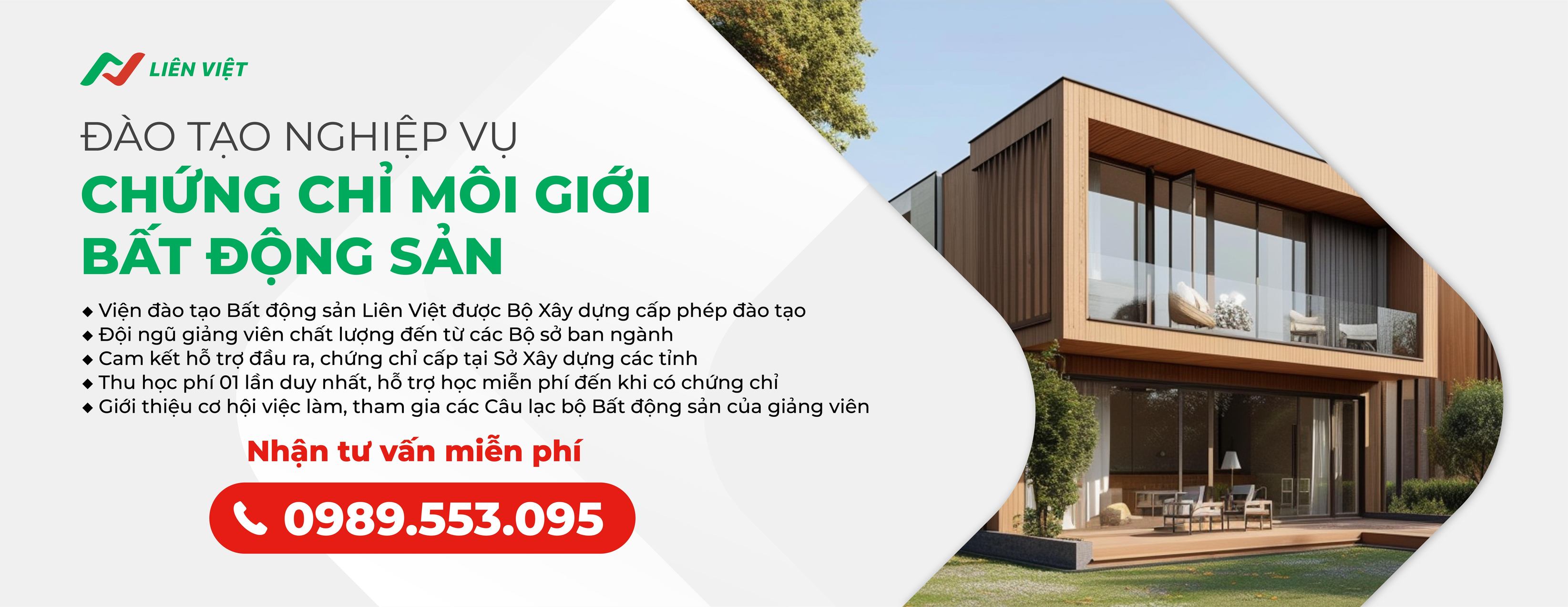 Liên Việt - Cơ sở đào tạo cấp chứng chỉ hành nghề môi giới bất động sản uy tín
