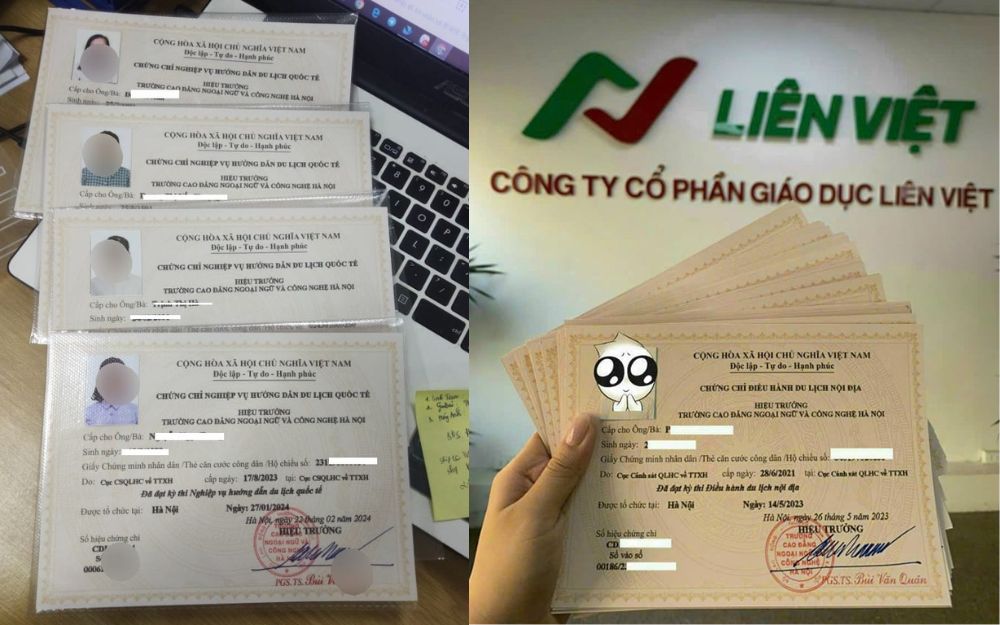 Liên Việt cấp chứng chỉ hướng dẫn viên du lịch chuẩn Sở du lịch