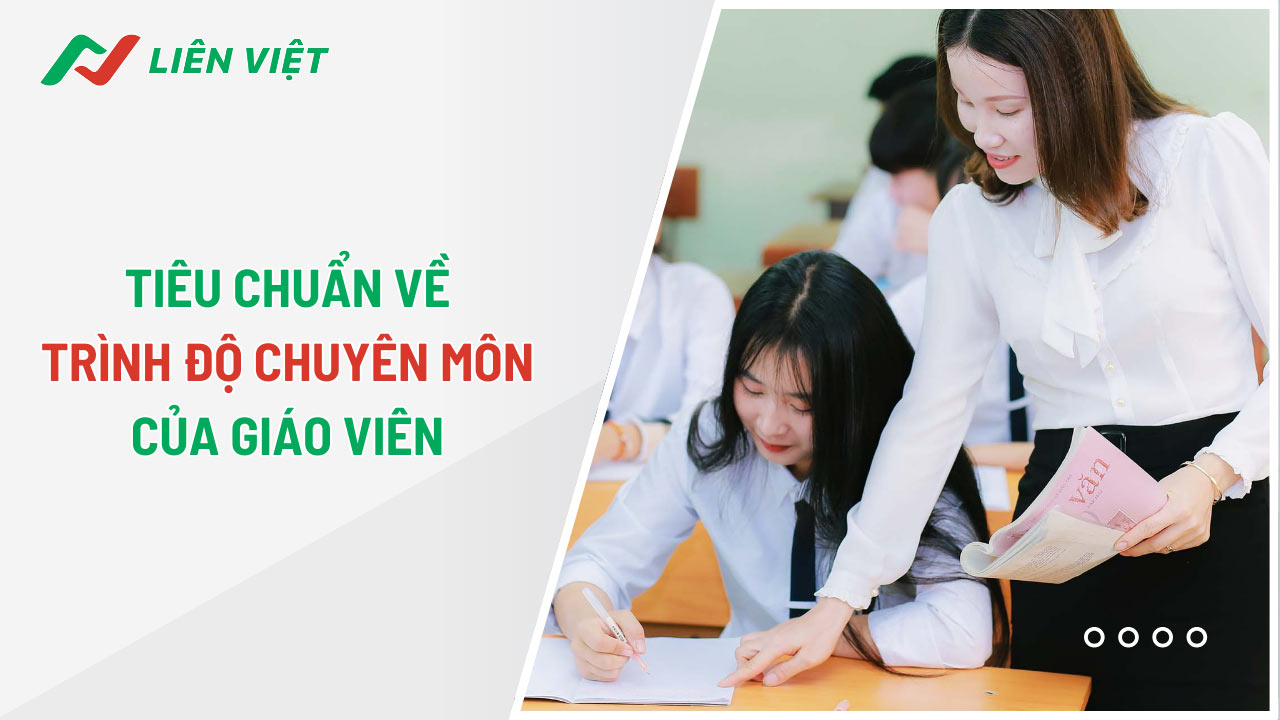 Tiêu chuẩn về trình độ chuyên môn của nhà giáo theo quy định của Luật Giáo dục