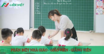Nhà giáo, giáo viên và giảng viên