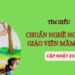 chuẩn nghề nghiệp giáo viên mầm non