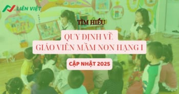 giáo viên mầm non hạng 1