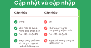 Cập nhật là gì? Cập nhật hay cập nhập mới đúng?