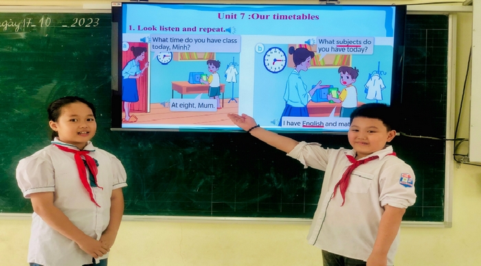 Khi áp dụng phương pháp dạy học trực quan, hãy yêu cầu học sinh thuyết trình, phân tích,... để tư duy tốt và ghi nhớ lâu hơn
