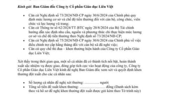 Tải mẫu tờ trình khen thưởng đột xuất mới nhất file Word