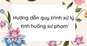 xử lý tình huống sư phạm trong thi viên chức