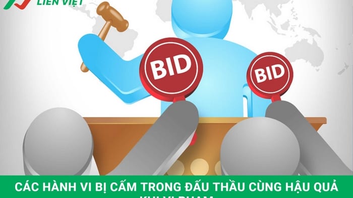 các hành vi bị cấm trong đấu thầu