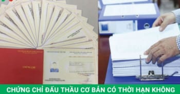 Chứng chỉ đấu thầu cơ bản có thời hạn không