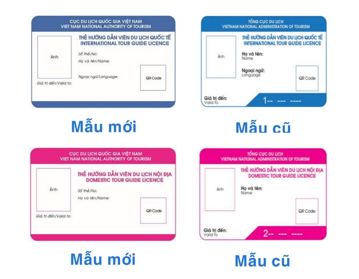 Sau khi nộp đơn xin cấp đổi thẻ hướng dẫn viên du lịch cùng hồ sơ theo quy định, bạn sẽ được cấp mẫu thẻ mới theo Thông tư 04/2024/TT-BVHTTDL