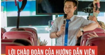 lời chào đoàn của hướng dẫn viên