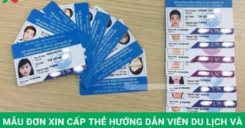 mẫu đơn xin cấp thẻ hướng dẫn viên du lịch