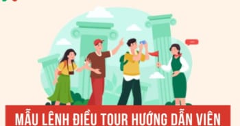 mẫu lệnh điều tour hướng dẫn viên