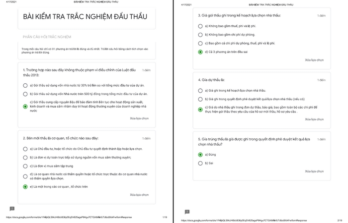Bộ tài liệu ôn thi chứng chỉ hành nghề đấu thầu trắc nghiệm kèm đáp án