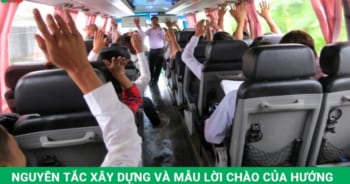 lời chào của hướng dẫn viên du lịch