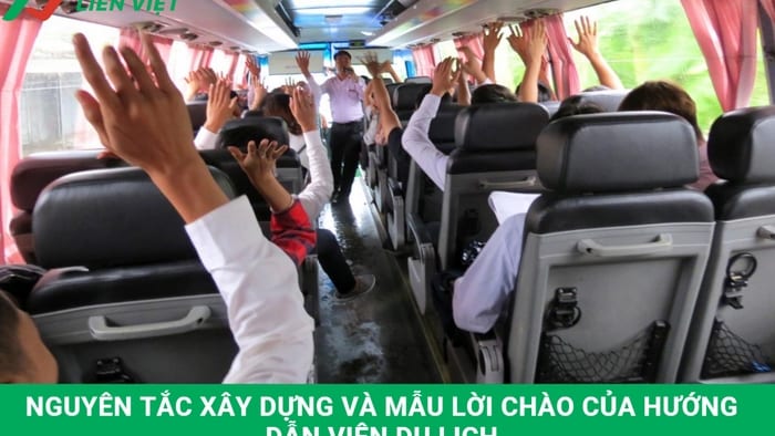 lời chào của hướng dẫn viên du lịch