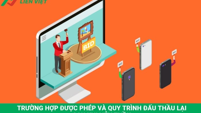 quy trình đấu thầu lại sau khi hủy thầu