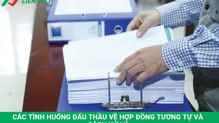 tình huống đấu thầu về hợp đồng tương tự