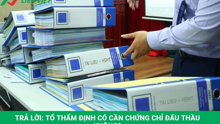 Tổ thẩm định có cần chứng chỉ đấu thầu không