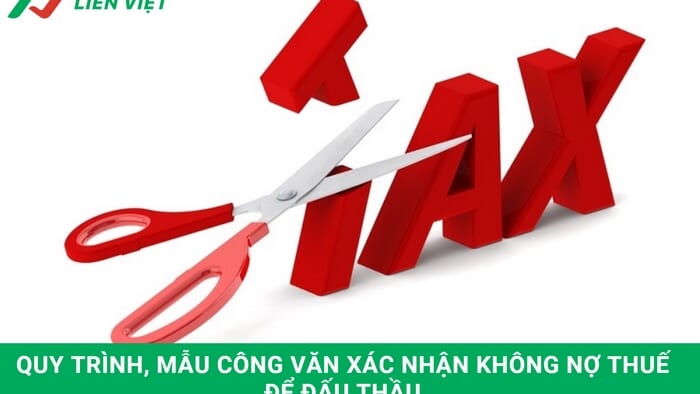xác nhận không nợ thuế để đấu thầu