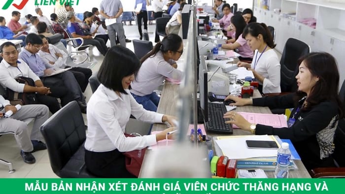 bản nhận xét đánh giá viên chức thăng hạng