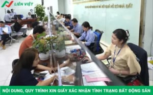 giấy xác nhận tình trạng bất động sản