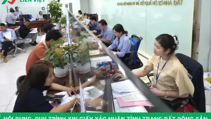 giấy xác nhận tình trạng bất động sản