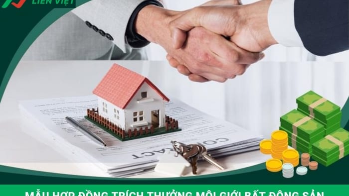 hợp đồng trích thưởng môi giới bất động sản