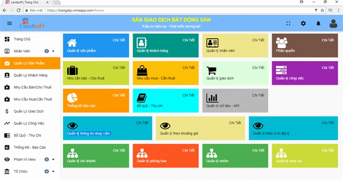 Landsoft là một phần mềm quản lý bất động sản được đánh giá cao tại Việt Nam