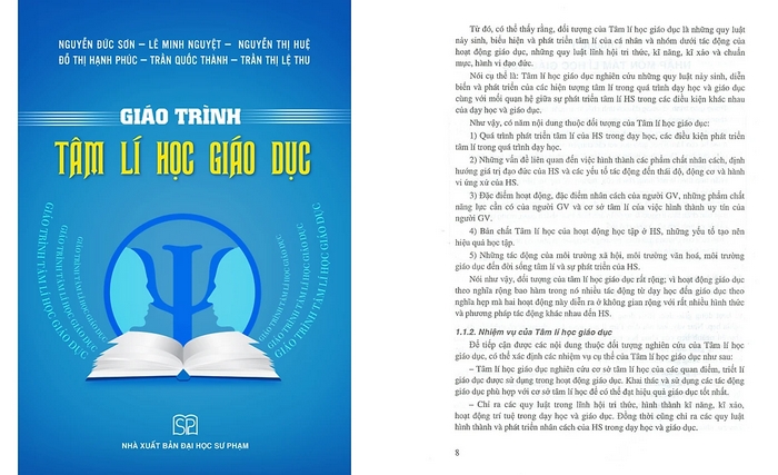 Giáo trình Tâm lý học giáo dục là tài liệu quan trọng với sinh viên sư phạm, giáo viên