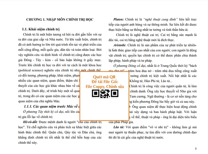 Những nội dung đầu tiên của Phần I Giáo trình Hệ thống chính trị Việt Nam