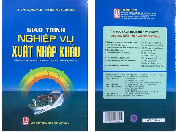 Bìa sách Nghiệp vụ xuất nhập khẩu