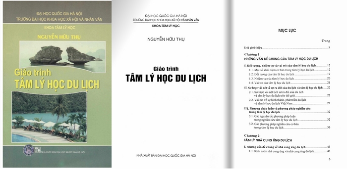 Giáo trình Tâm lý học Du lịch của tác giả Nguyễn Hữu Thụ