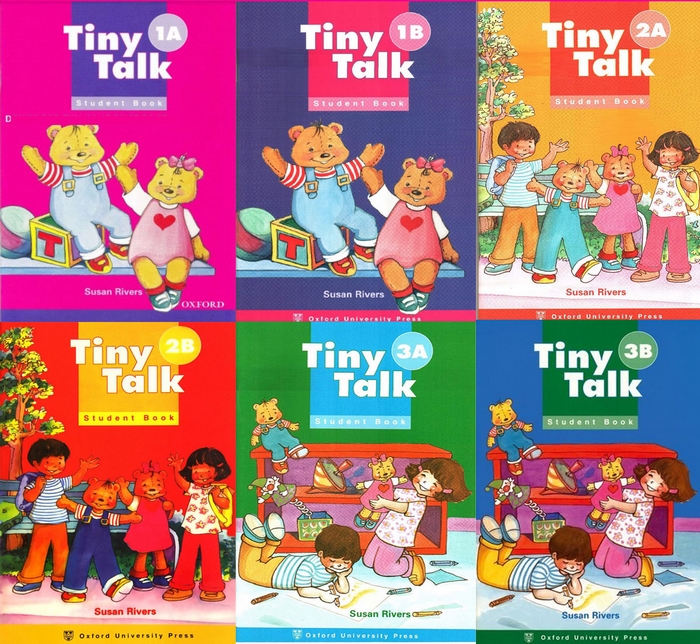 Trọn bộ 6 cuốn giáo trình tiếng Anh Tiny Talk cho trẻ mầm non 