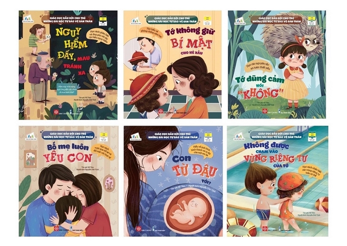 Bộ sách Giáo dục đầu đời cho trẻ - Những bài học tự bảo vệ bản thân