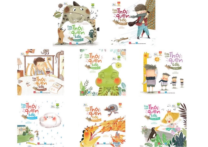 Bộ sách 8 quyển Dạy con thói quen tốt