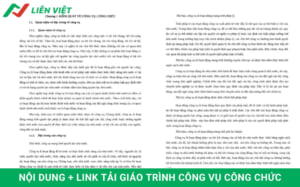 giáo trình công vụ công chức