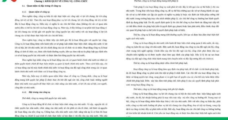 giáo trình công vụ công chức